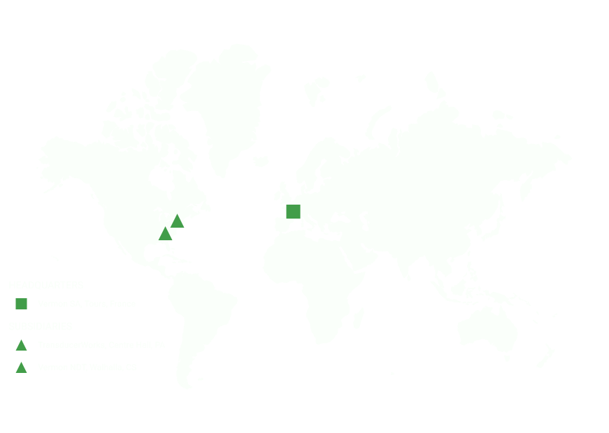 Map of Vermon and TranduscerWorks